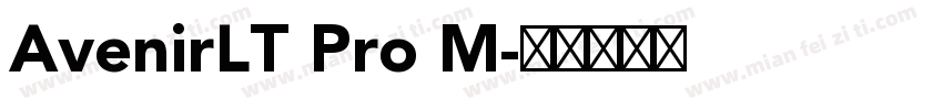 AvenirLT Pro M字体转换